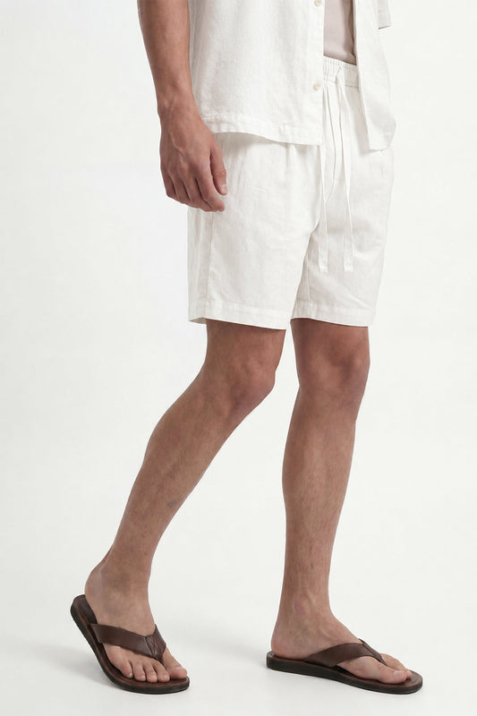 Men's Linen-Blend Bermuda Shorts