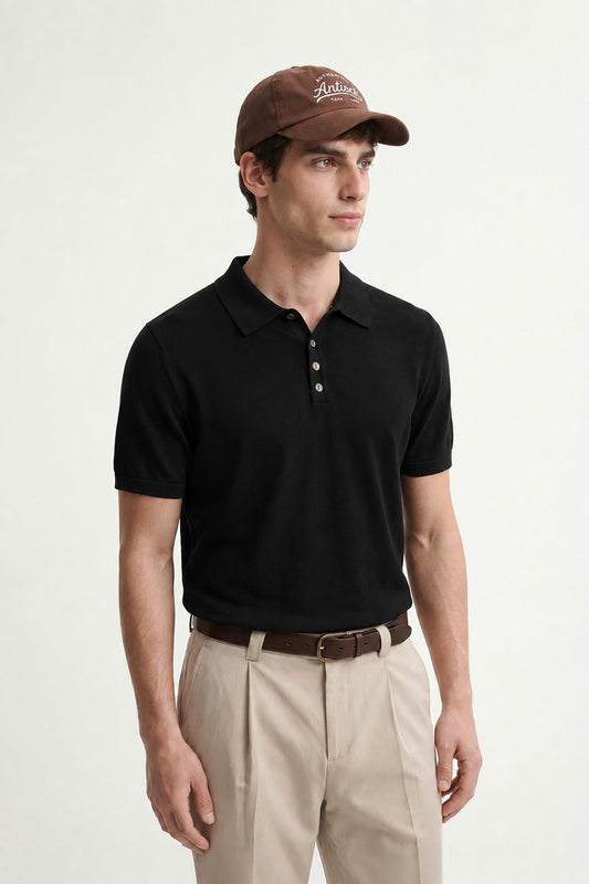 Men's Button-Down Polo Shirt
