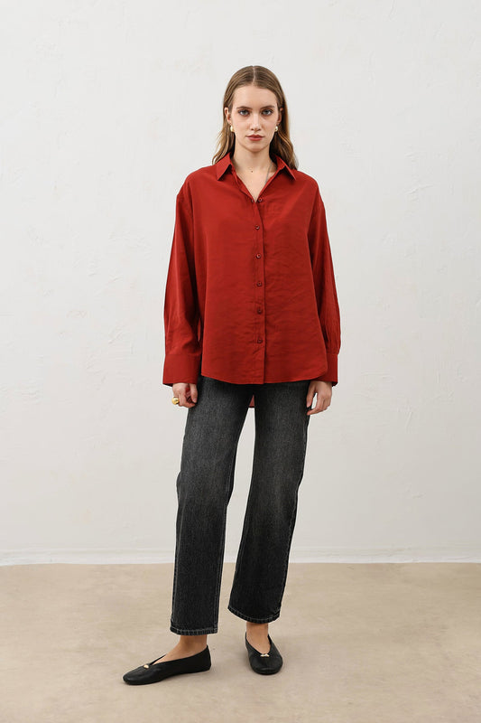 Flowy Oversized Women's Shirt