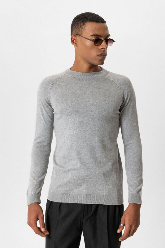 Antioch Bike Neck Slim-Fit Knit Sweater
