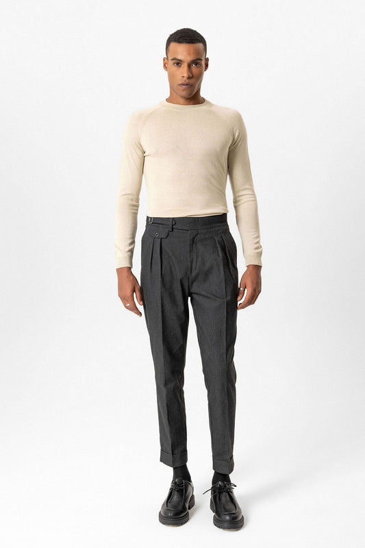 Antioch Bike Neck Slim-Fit Knit Sweater