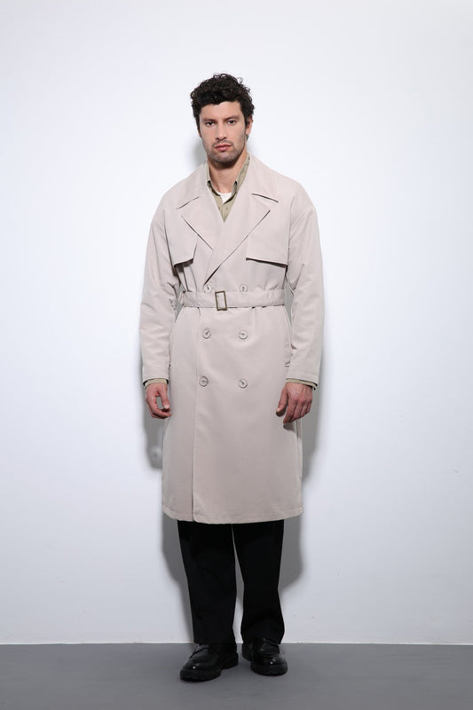 Antioch Cross-Over Belted Trench Coat