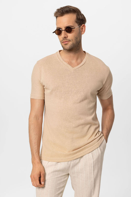 Antioch V-Neck Basic Men's T-Shirt
