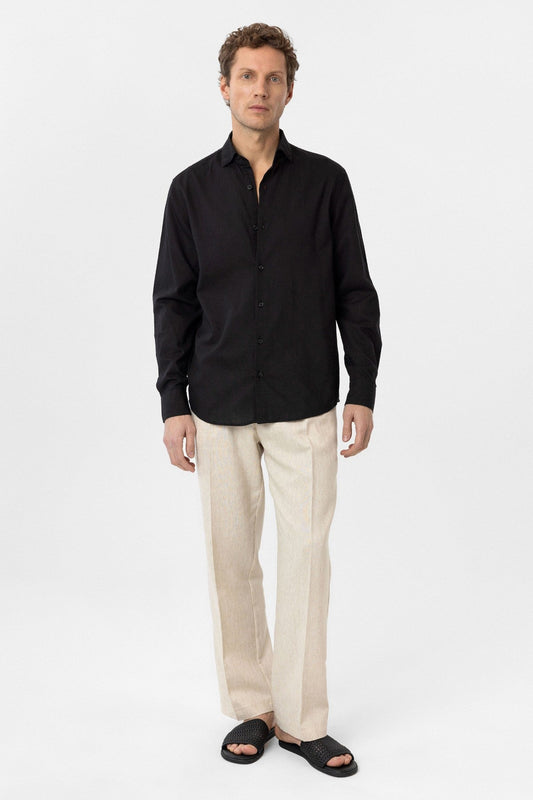 Relax Fit Lyocell Fabric Men's Shirt