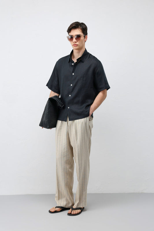 Antioch 100% Linen Relaxed-Fit Men's Shirt