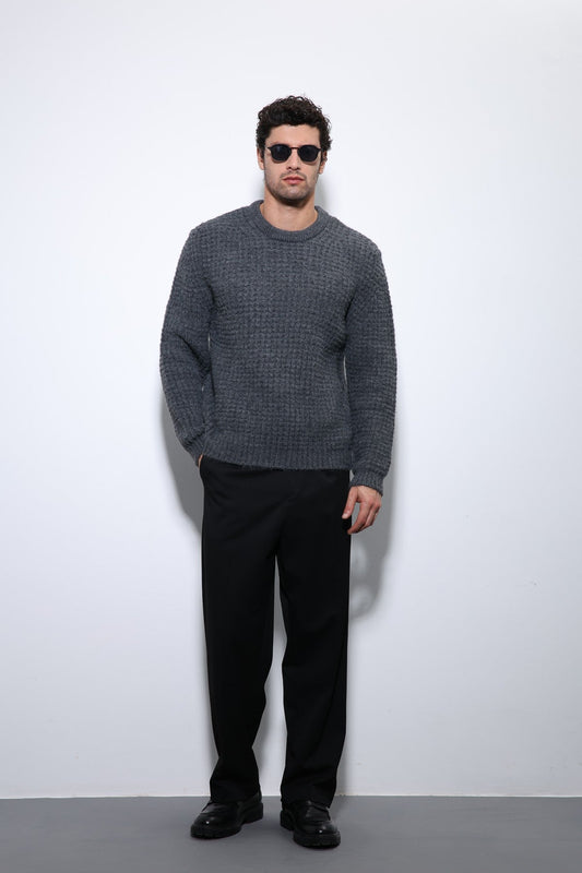 Antioch Knitted-Textured Men's Sweater