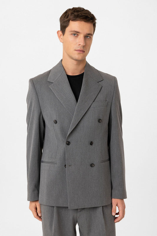 Antioch Relax Fit Double-Breasted Men's Blazer
