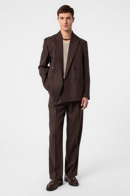 Relax Fit Men's Blazer Jacket in a Linen Blend