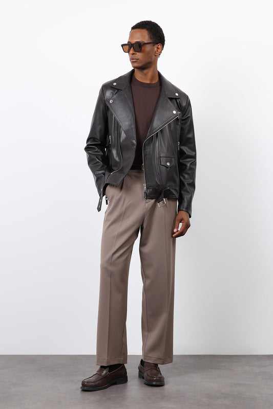 Antioch 100% Leather Biker Jacket