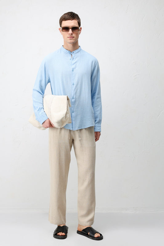 Antioch Crew-Neck Cotton Men's Shirt