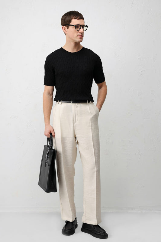 Antioch Cotton Twisted-Knit Men's Knit T-Shirt