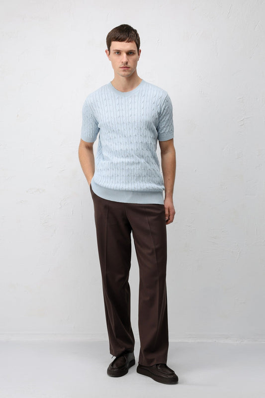 Antioch Cotton Twisted-Knit Men's Knit T-Shirt