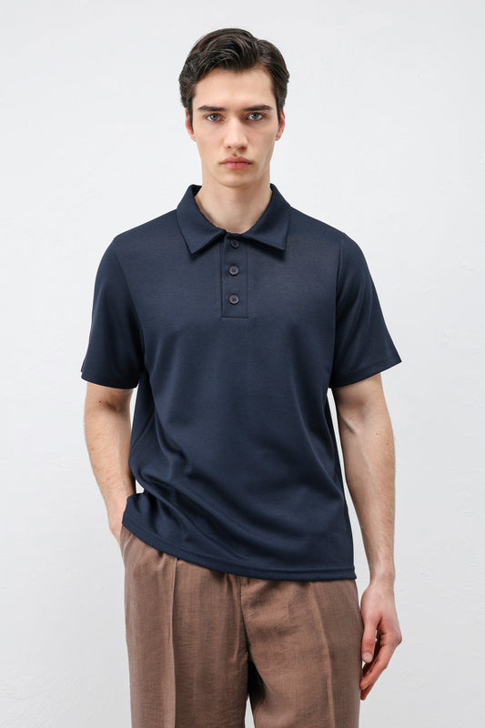 Antioch Basic Polo-Neck Men's T-Shirt
