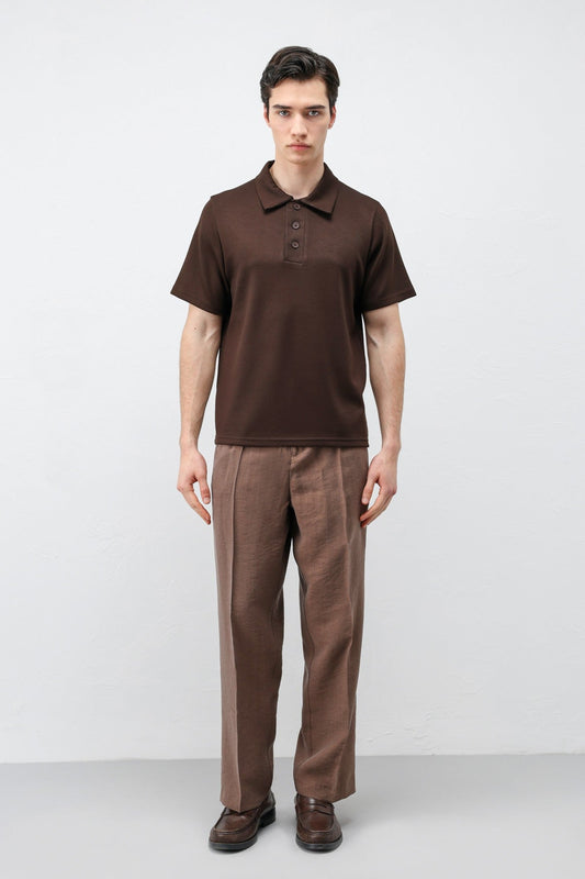 Antioch Basic Polo-Neck Men's T-Shirt