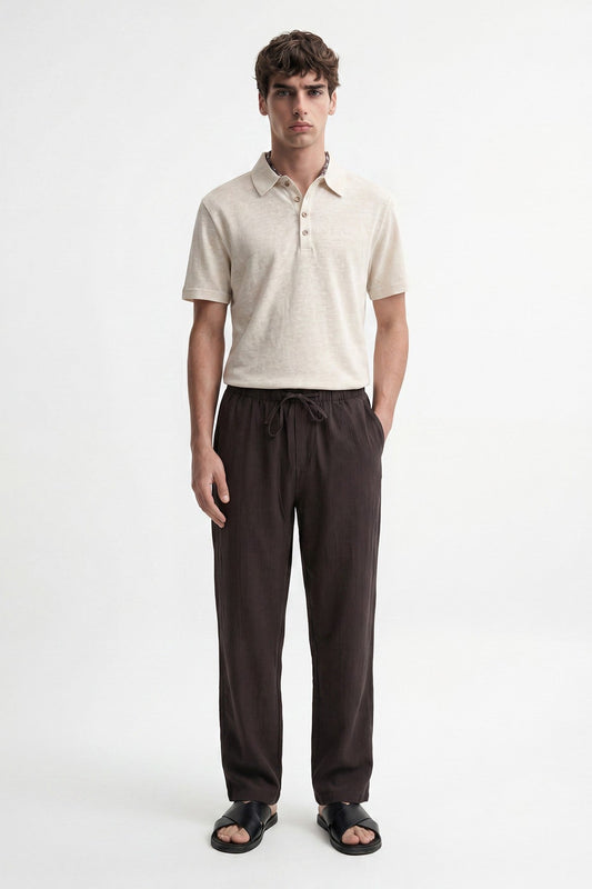 Antioch Button-Down Polo-Neck Men's T-Shirt