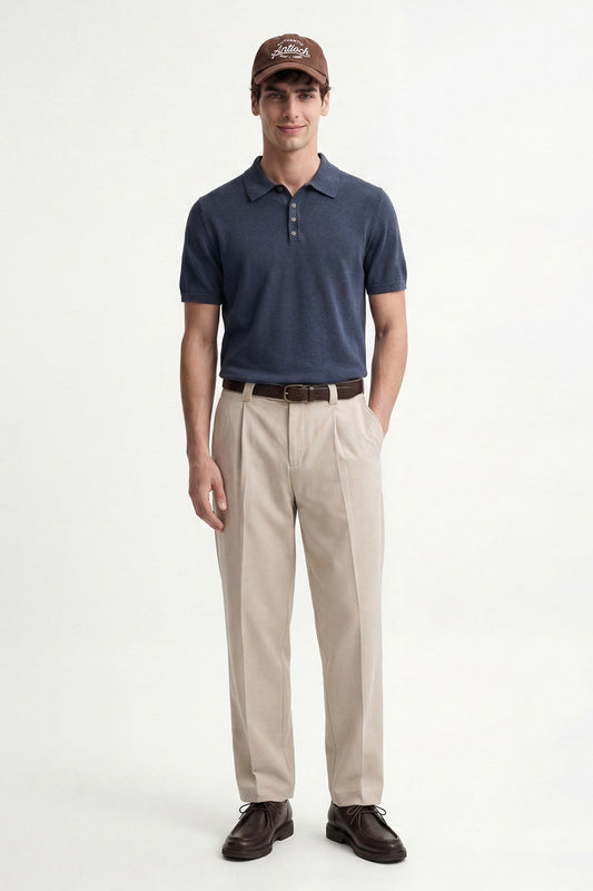 Antioch Button-Down Polo-Neck Men's T-Shirt