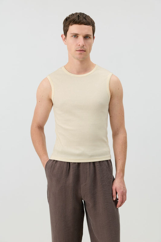 Cotton Sleeveless Men's T-Shirt