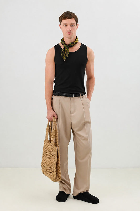 Men's Basic Ribbed Tank Top