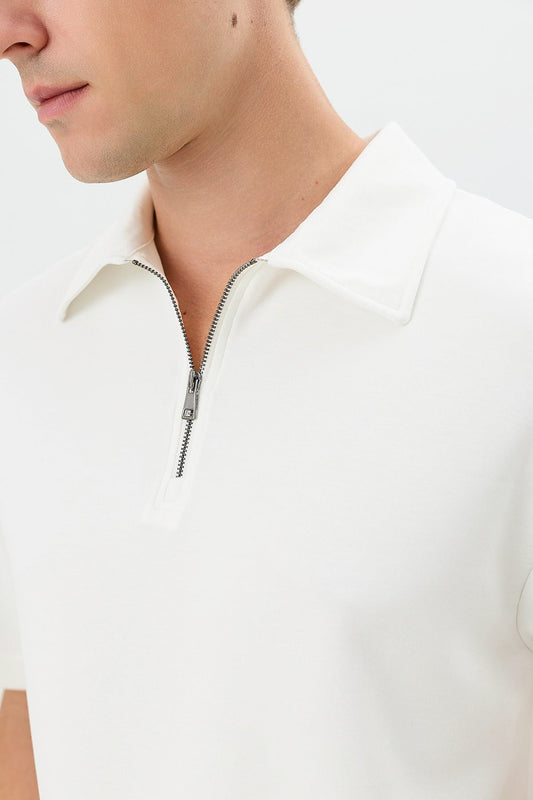 Basic Polo-Neck T-Shirt