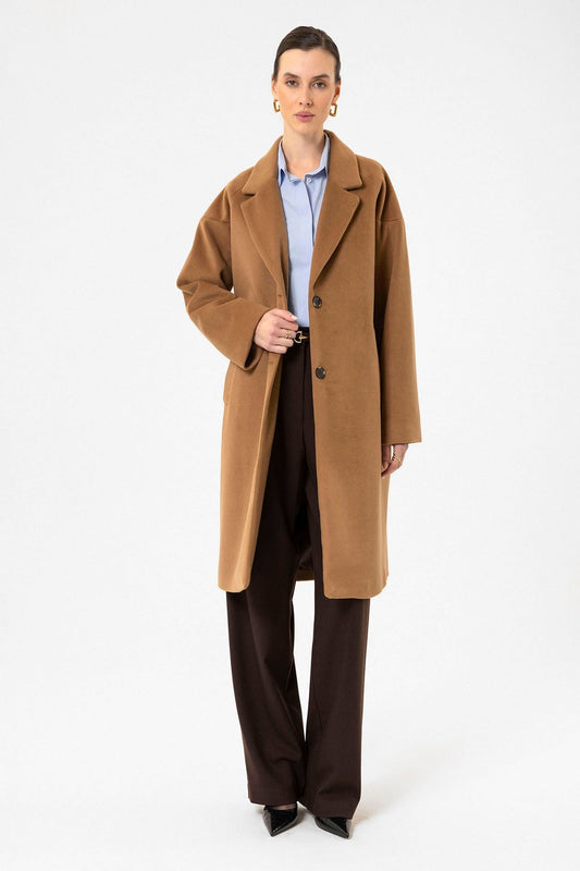 Antioch Women's Wool-Blend Textured Coat