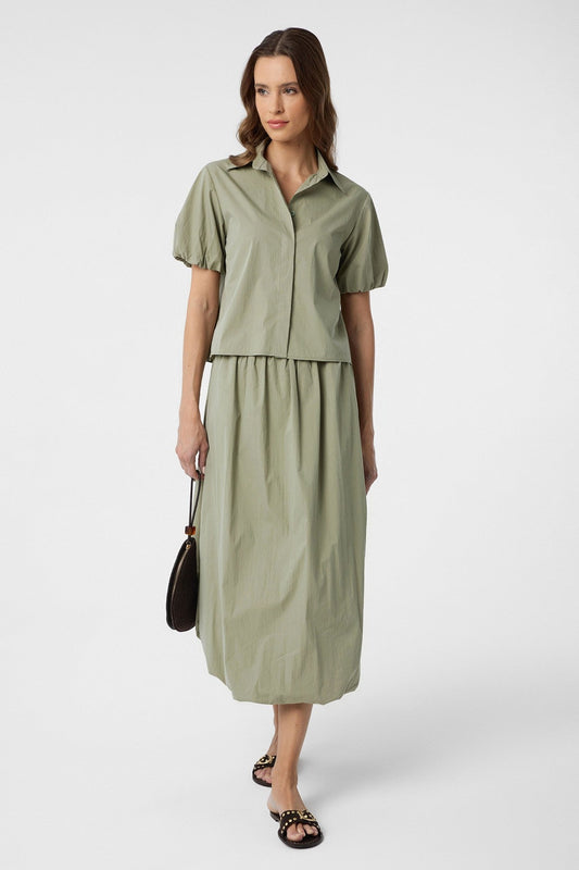 Antioch Women's Puff-Sleeve Shirt
