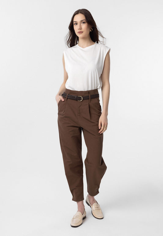 Antioch High-Waisted Button-Front Women's Pants