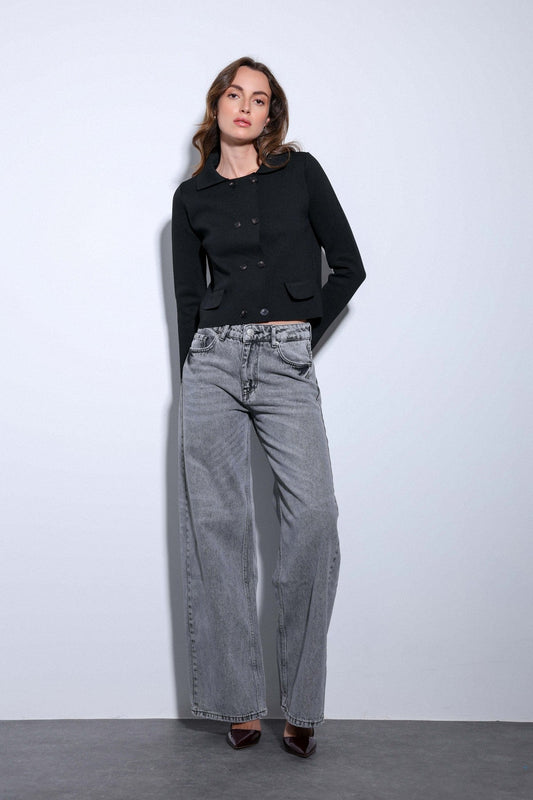 Antioch Cross-Over Women's Knit Cardigan