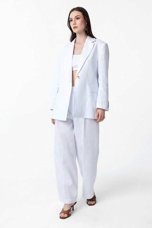 Antioch 100% Linen Women's Blazer Jacket
