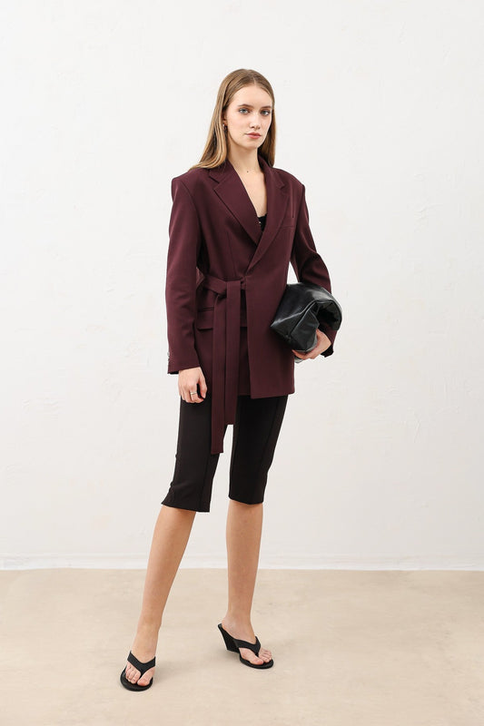 Antioch Women's Belted Blazer