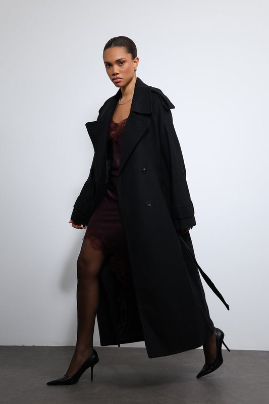 Antioch Oversized Belted Coat