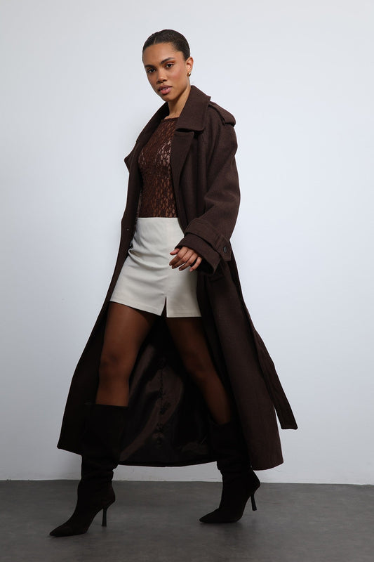 Antioch Oversized Belted Coat
