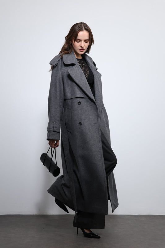 Antioch Oversized Belted Coat