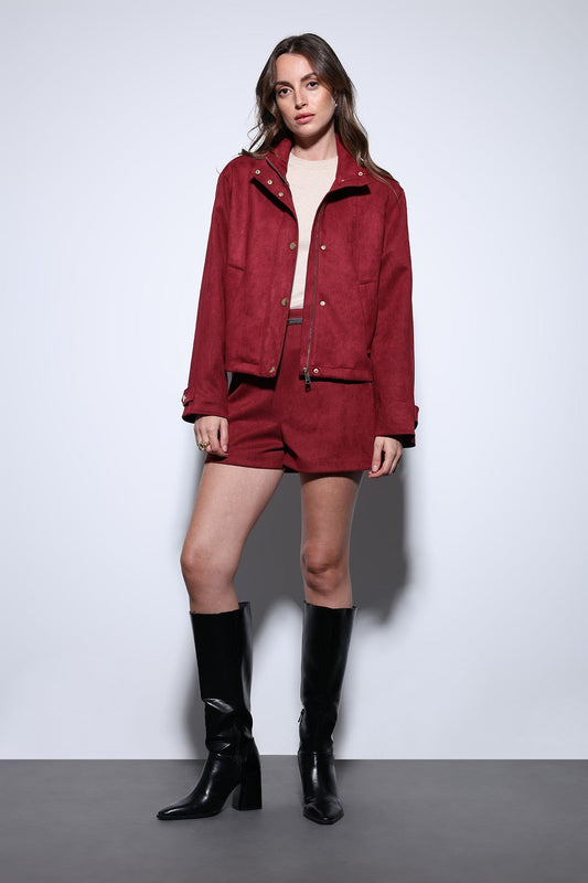 Antioch Suede Bomber Jacket