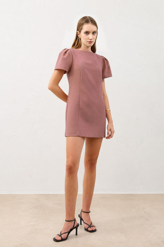 Ruffled Short Women's Dress