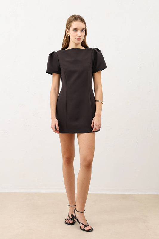 Ruffled Short Women's Dress