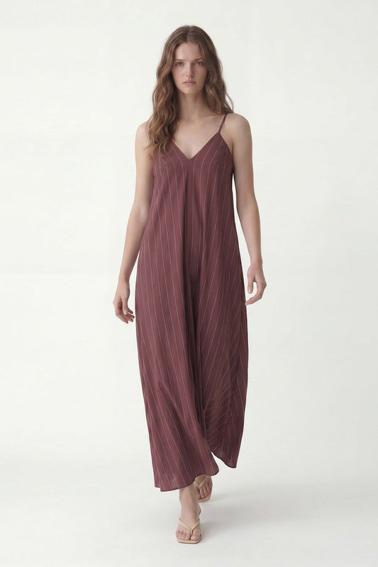 Antioch Women's Striped Dress with Modal Blend