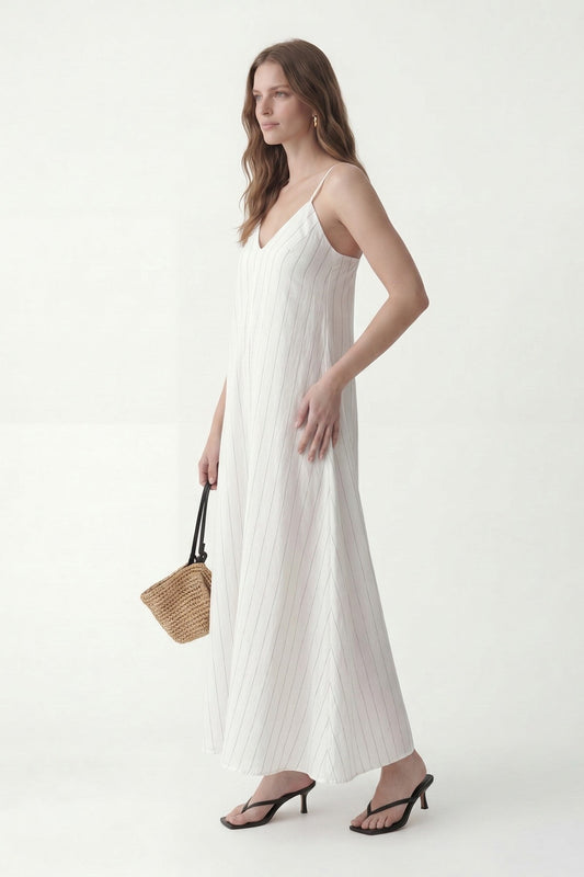 Antioch Women's Striped Dress with Modal Blend