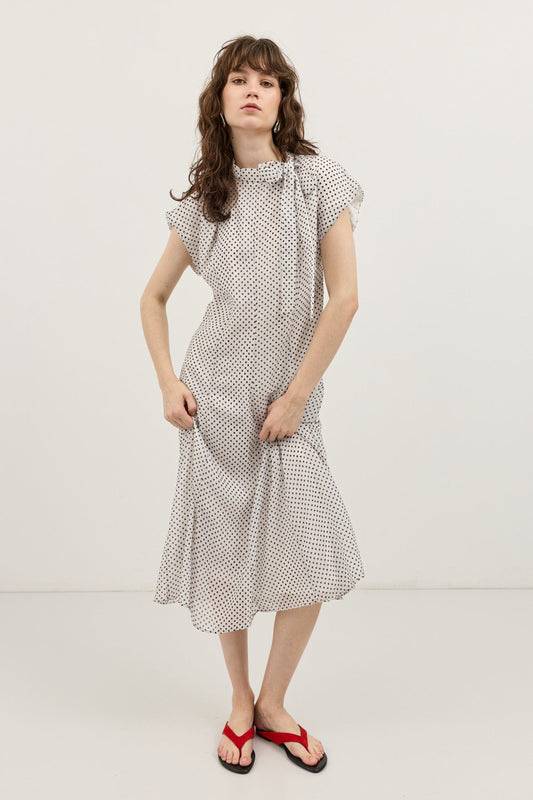 Antioch Polka-Dot Women's Midi Dress