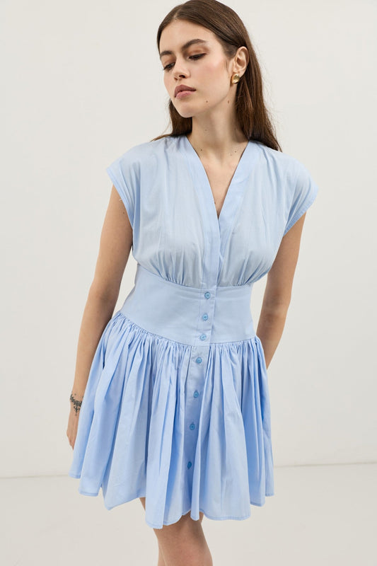 Women's Mini Poplin Dress