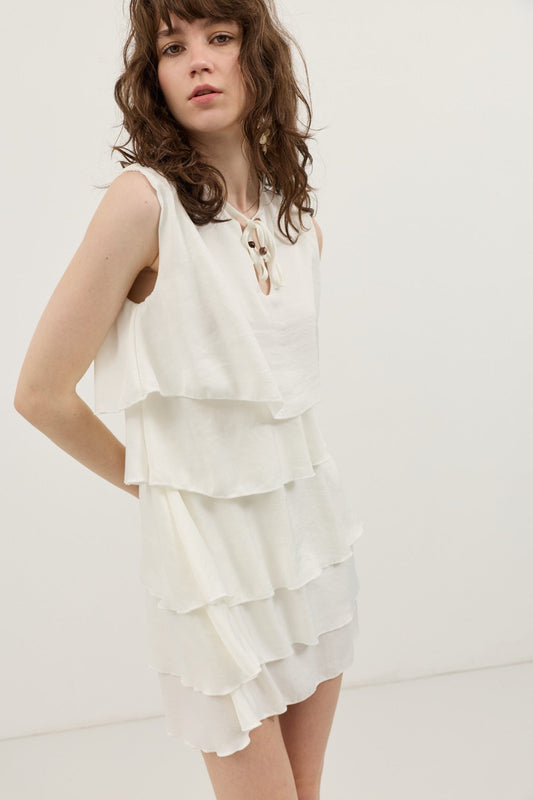Women's Ruffled Mini Dress