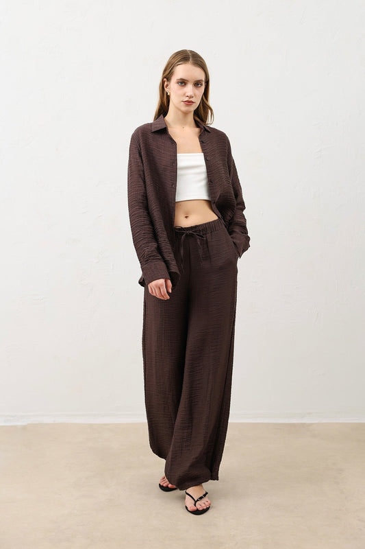 Antioch Draped Muslin Women's Shirt