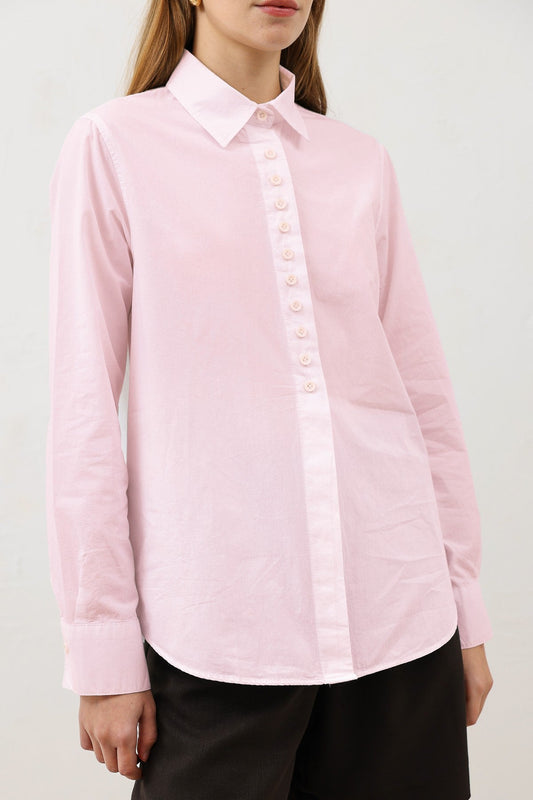 Antioch Poplin Shirt with Button Details