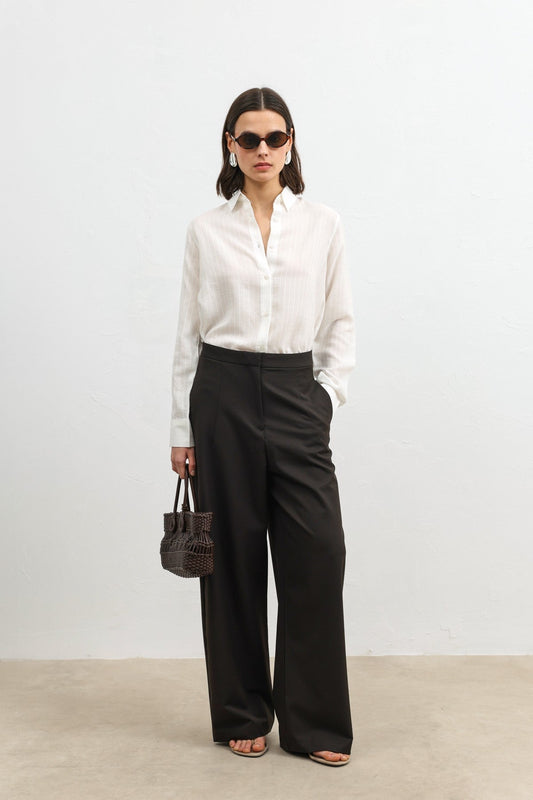 Antioch 100% Lyocell Striped Women's Shirt