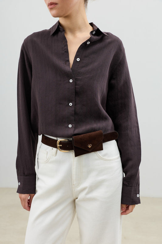 Antioch Women's Textured Shirt with Modal Blend