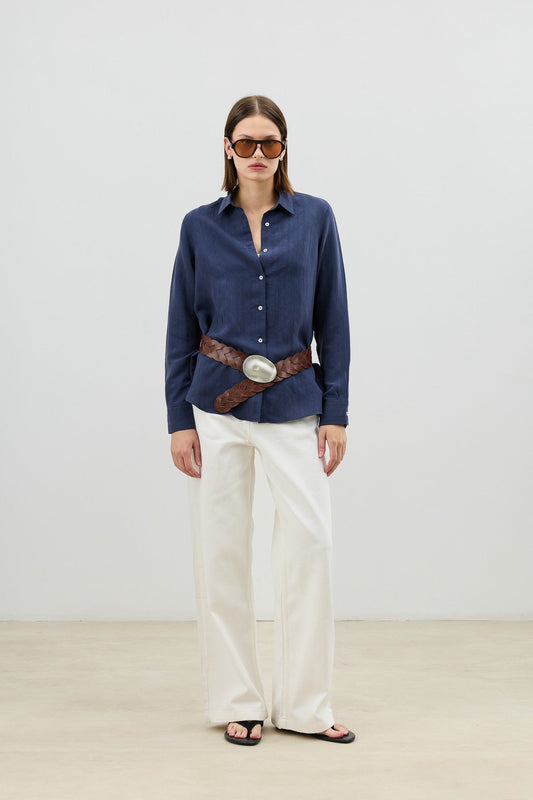 Antioch Women's Textured Shirt with Modal Blend