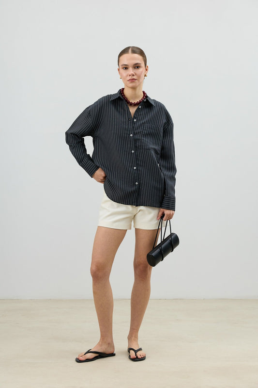 Antioch Women's Striped Shirt with Modal Blend
