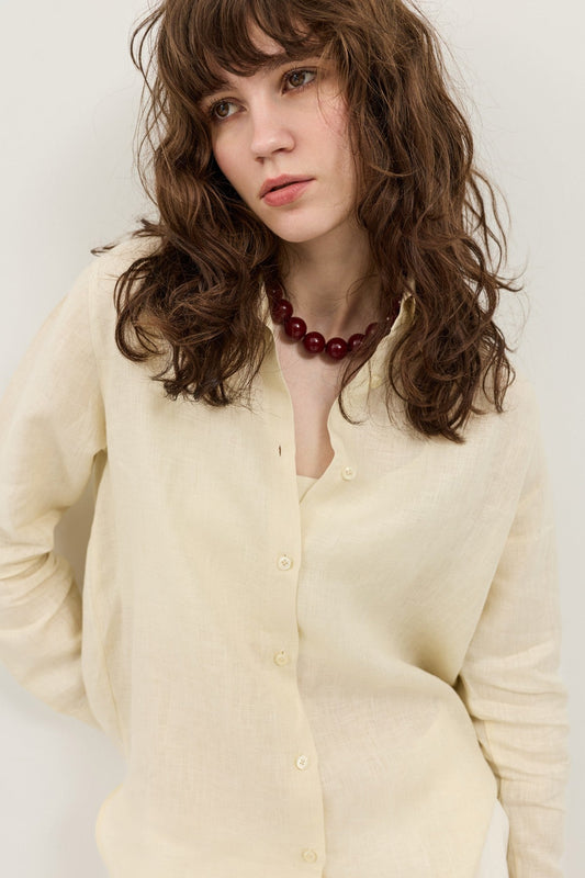 100% Linen Women's Shirt