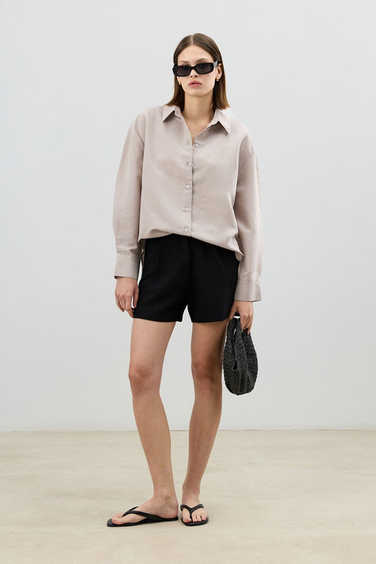 Antioch Women's Striped Shirt with Modal Blend