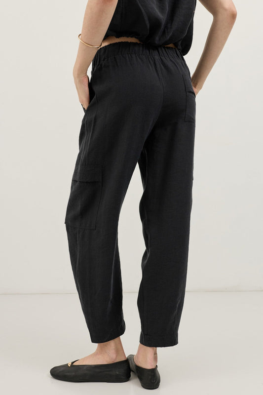 Antioch Lyocell-Blend Barrel Pants
