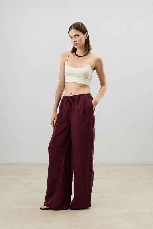 Antioch Women's Striped Pants with Modal Blend